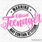 Warning Official Teenager svg