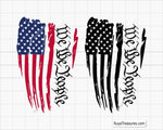 We The People Flag Svg