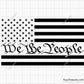 We The People Flag Svg