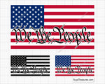 We The People Flag Svg 