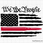 We the People Bullet Flag Svg