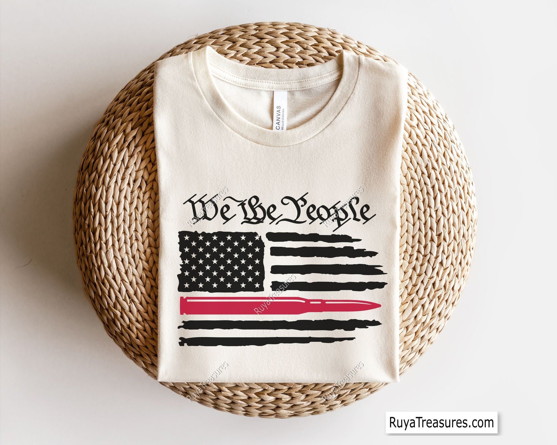 We the People Bullet Flag Svg