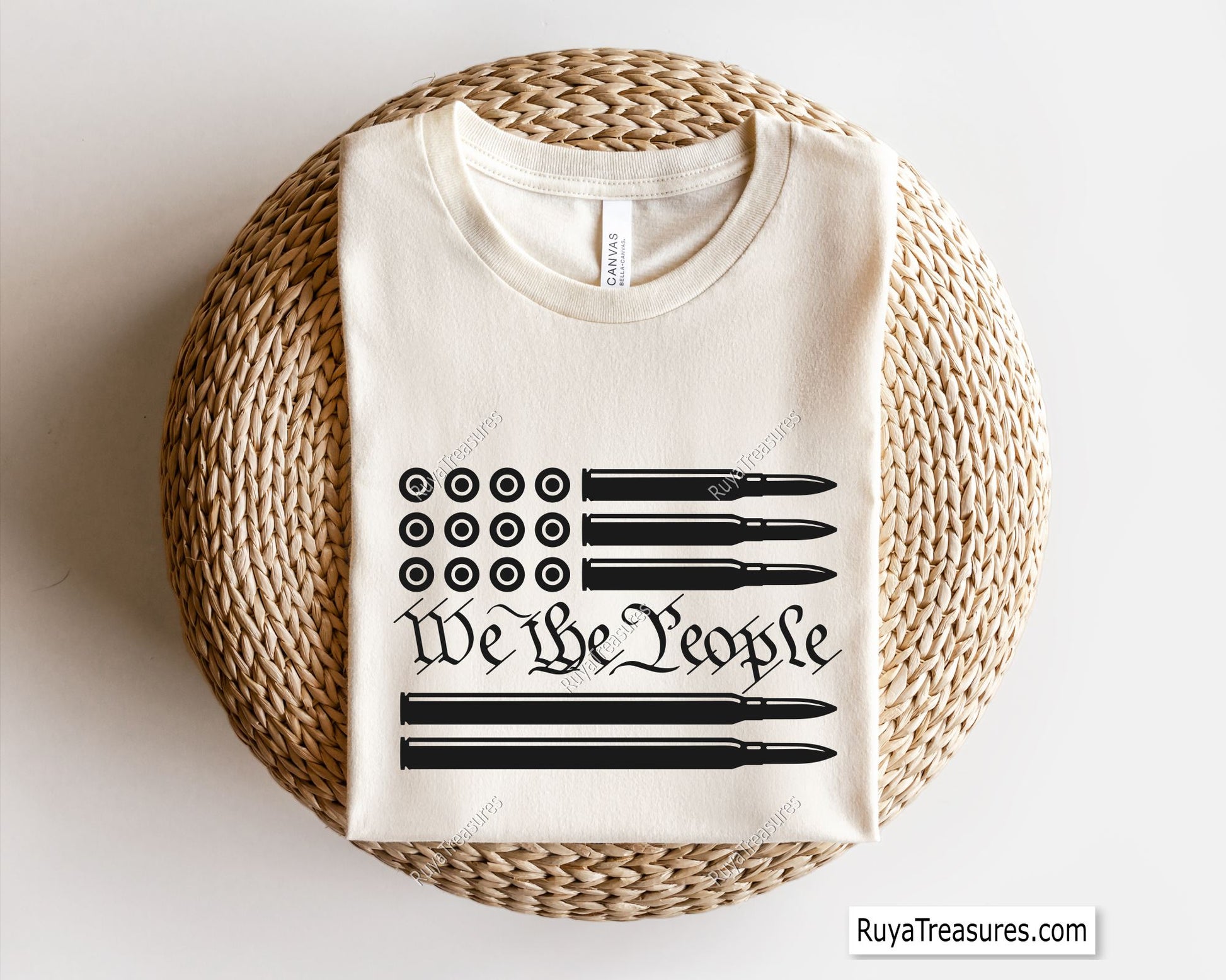 We the People Bullet Flag Svg