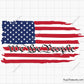 We the People Distressed Flag Svg