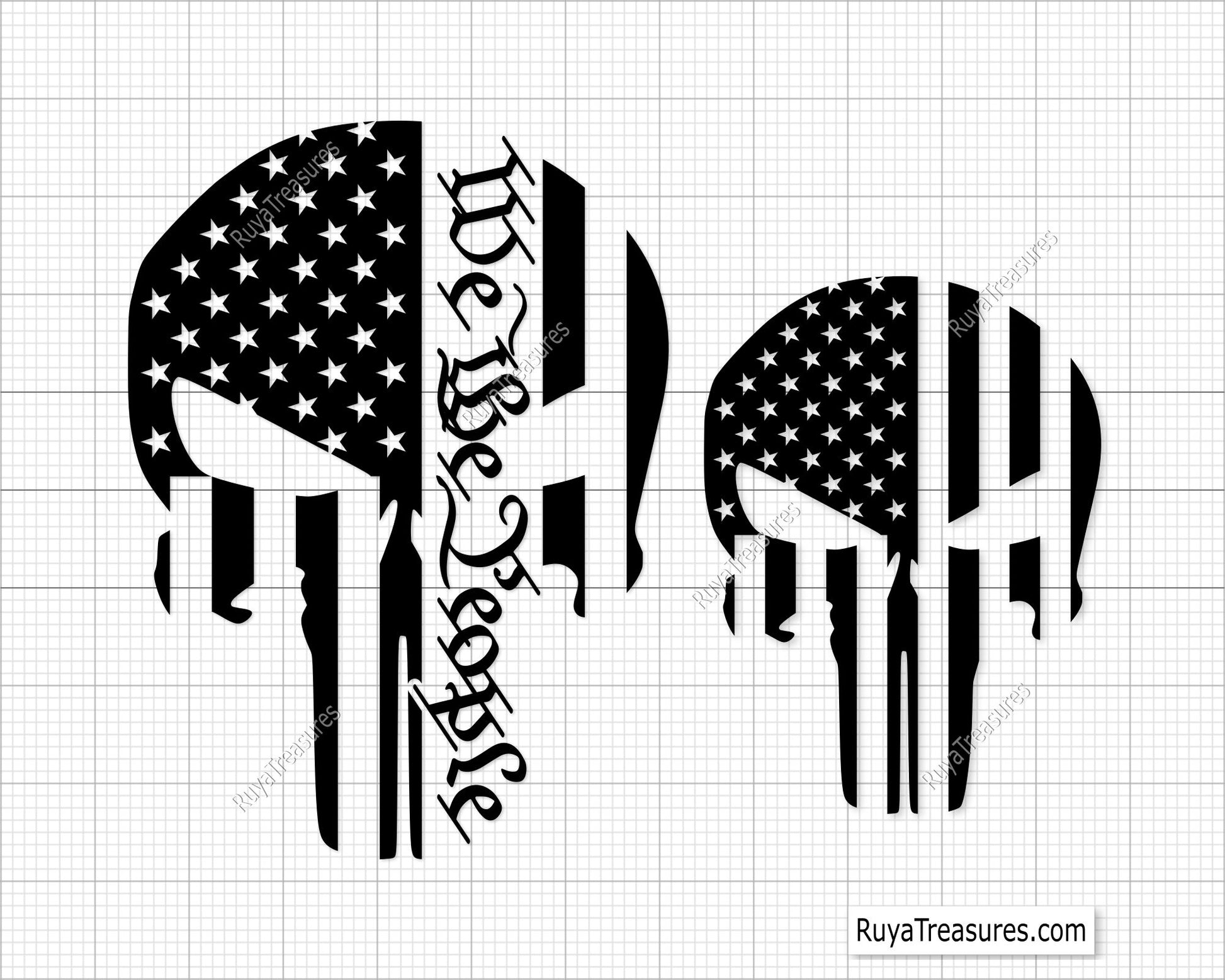 We the People Punisher Svg