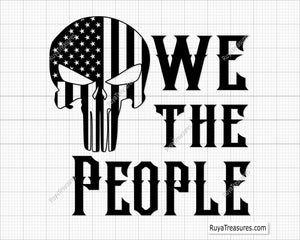 We the People Punisher Svg