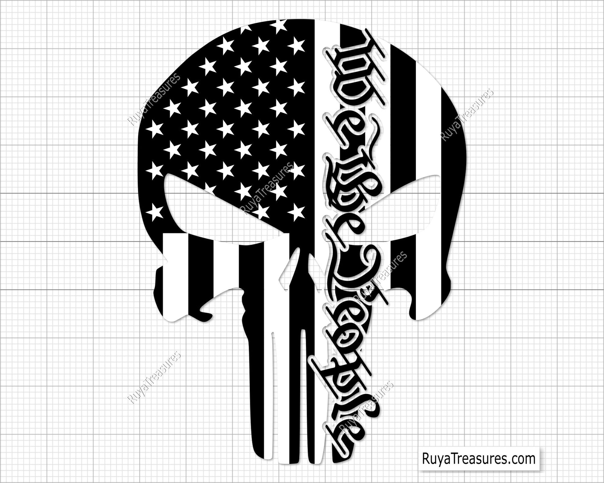 We the People Punisher Svg