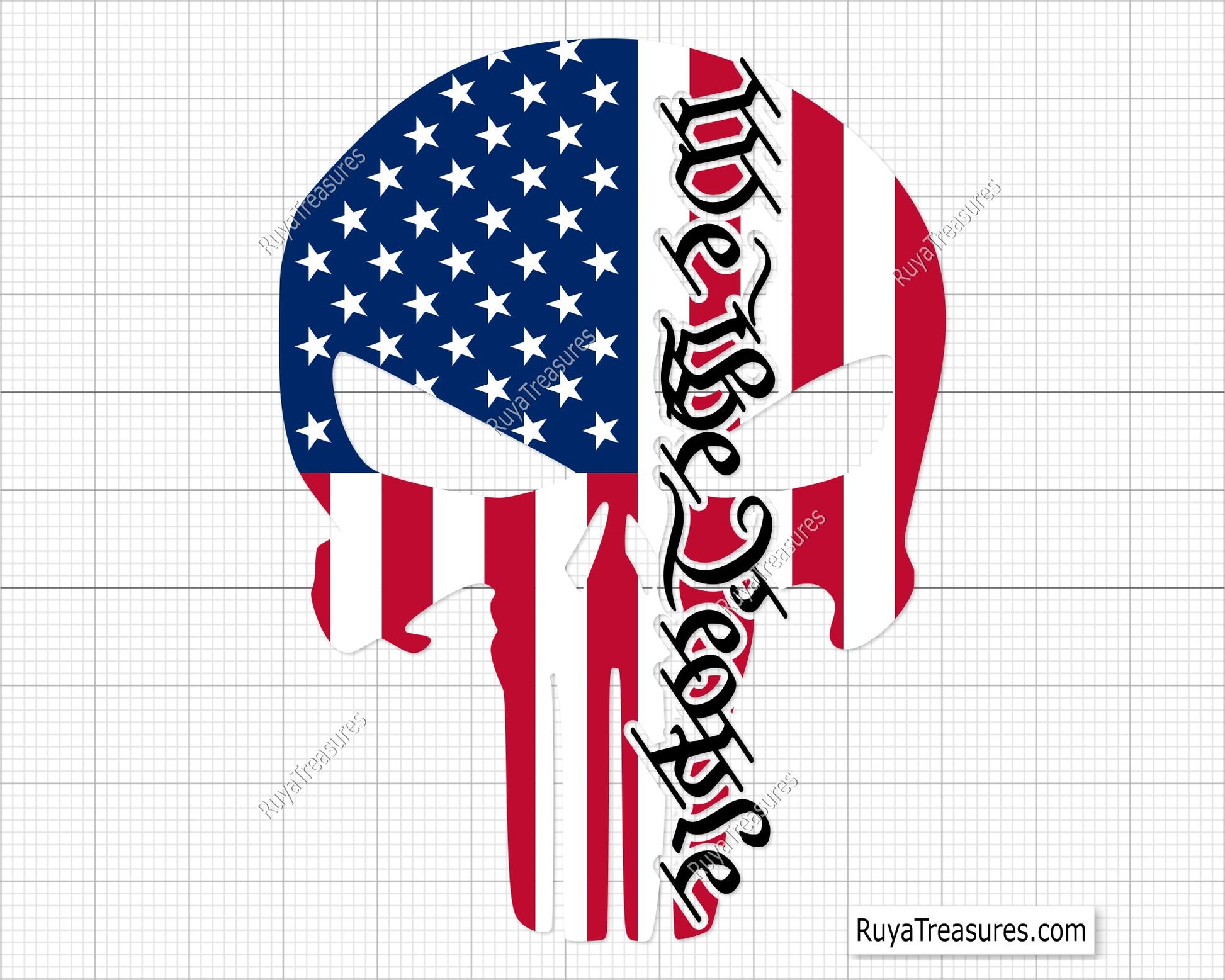 We the People Punisher Svg