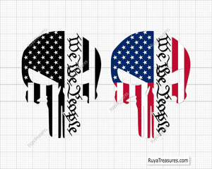 We the People Punisher Svg