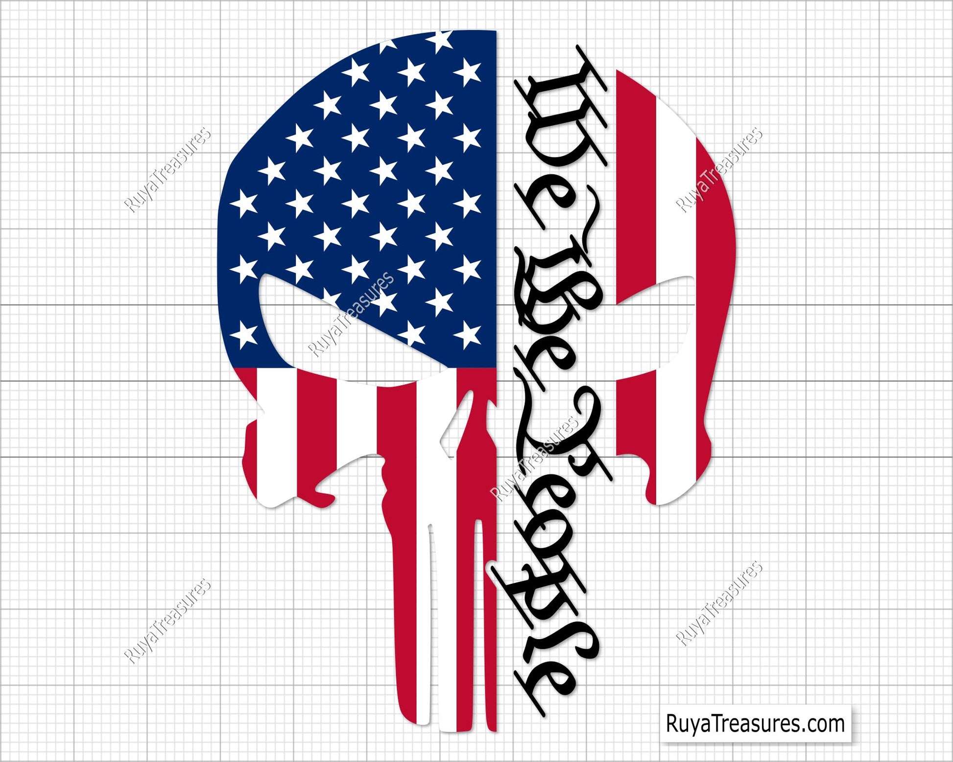We the People Punisher Svg