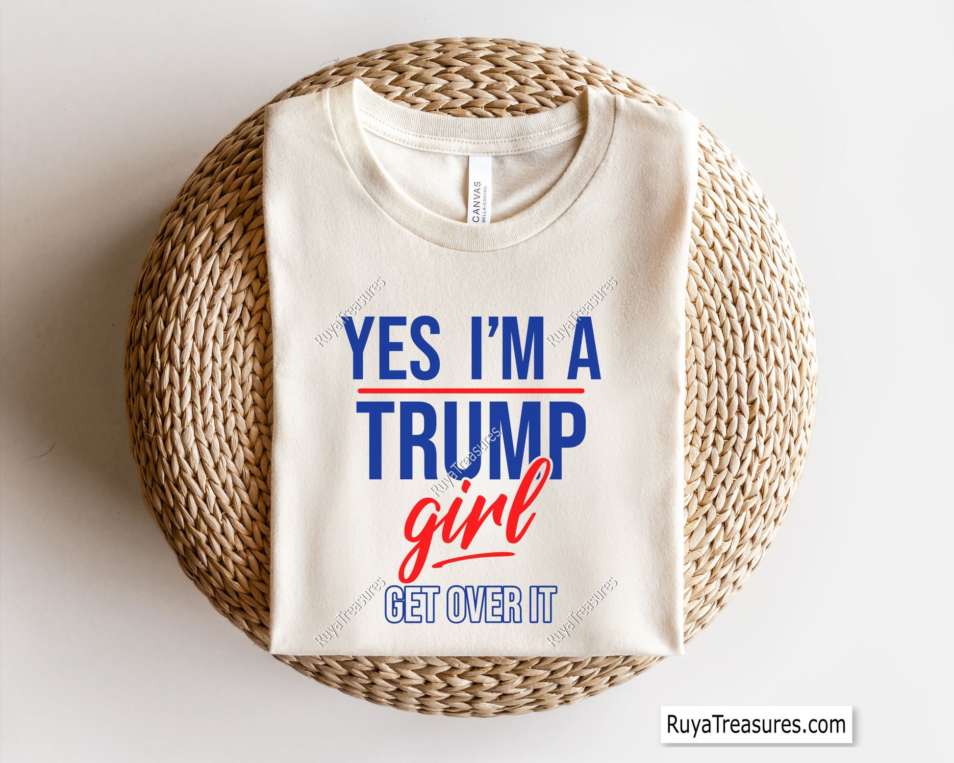 Yes I'm A Trump Girl Get Over It Svg
