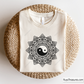 Yin and Yang Zentangle SVG PNG with intricate mandala details, symbolizing harmony and balance, ideal for creative digital projects