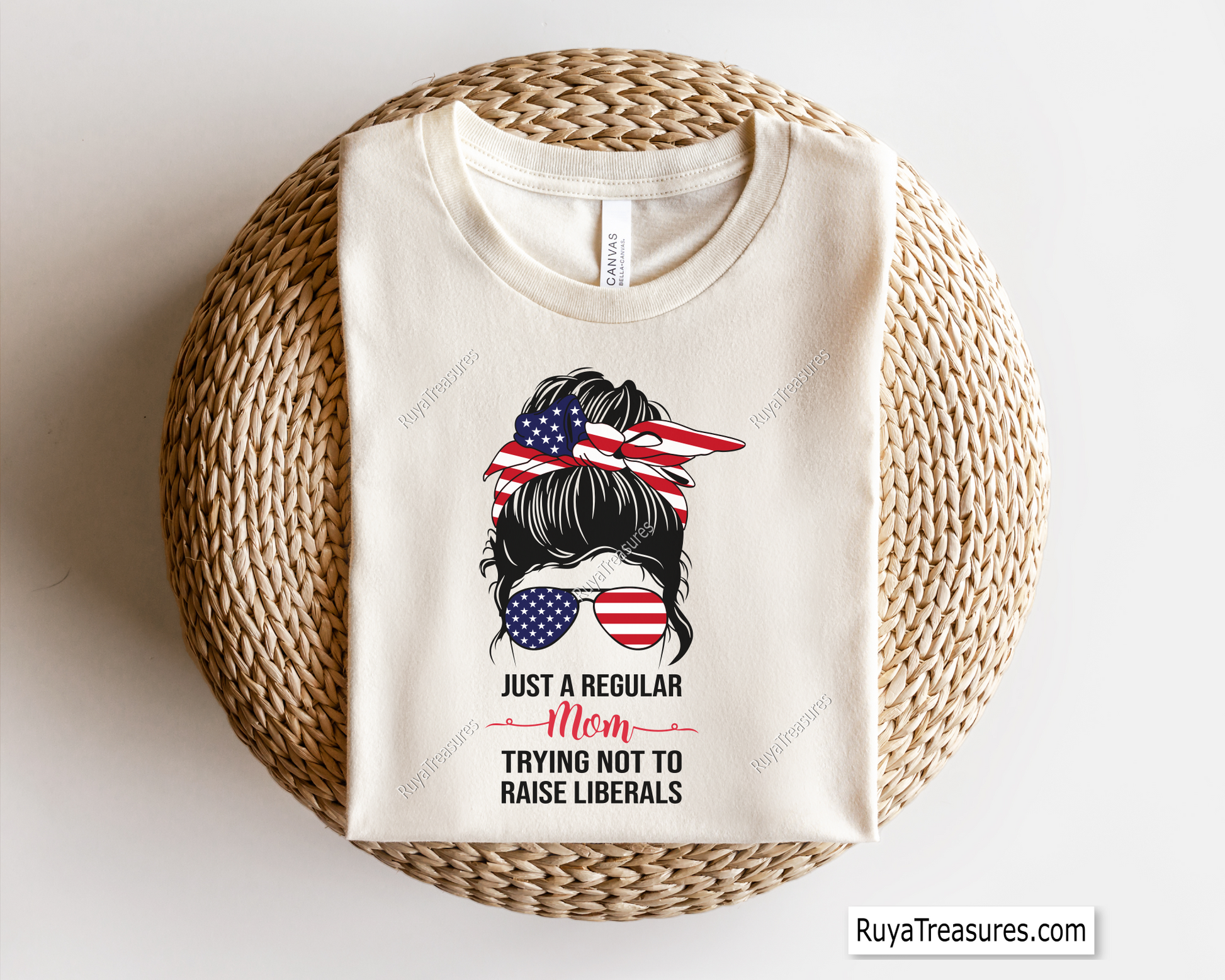 Just A Regular Mom Trying Not To Raise Liberals svg