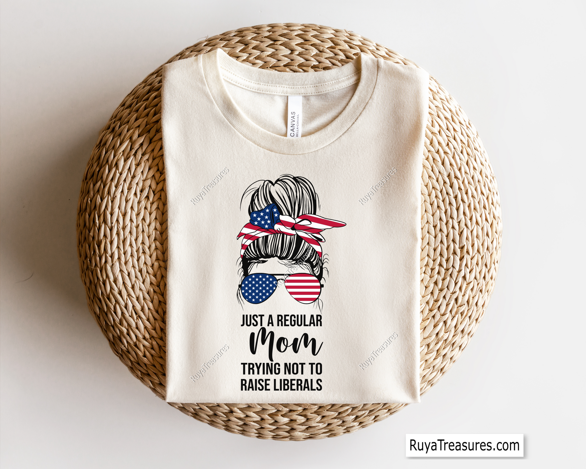 Just A Regular Mom Trying Not To Raise Liberals Republican svg