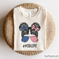 American Kidlife Messy Bun svg