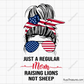 Just a Regular Mom Raising Lions Not Sheep svg
