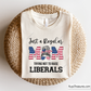 Just A Regular Mom Trying Not To Raise Liberals svg