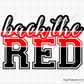 Back The Red Svg design for Cricut and Silhouette