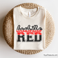 Back The Red Svg design for Cricut and Silhouette