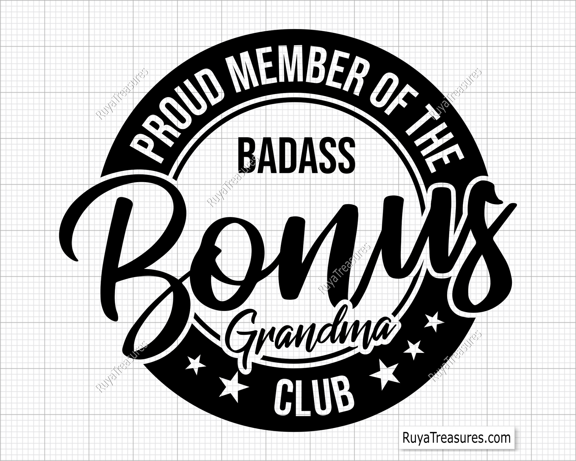 bonus grandma Svg Png