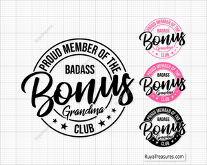 bonus grandma Svg Png