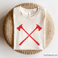 Crossed Axes Svg design for Cricut and Silhouette