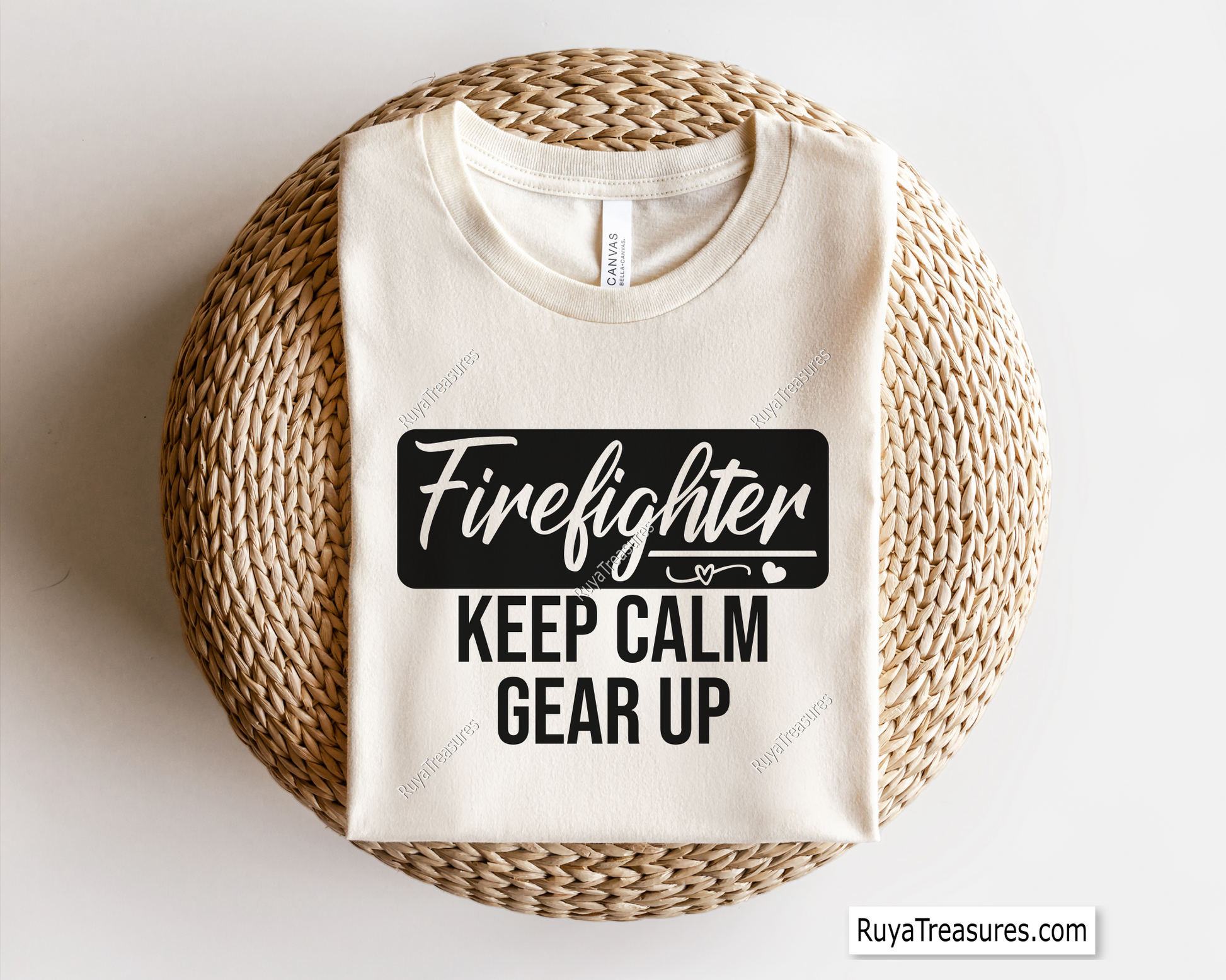 Firefighter Keep Calm And Gear Up Svg design for Cricut and Silhouette