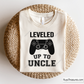 Leveled Up To Uncle  SVG design for Cricut and Silhouette