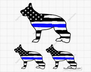 german shepherd svg