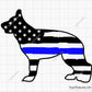 german shepherd svg