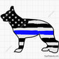 german shepherd svg