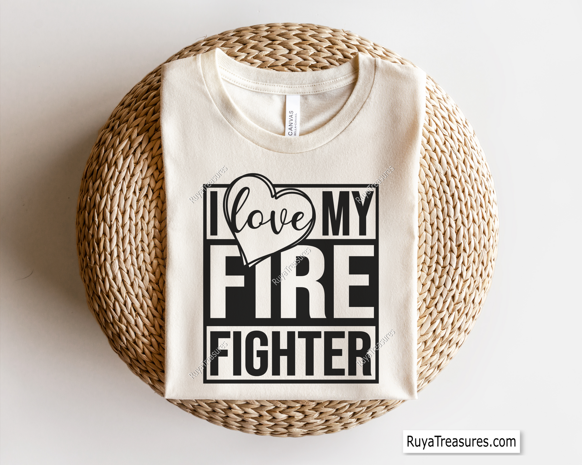 I Love My Firefighter Svg design for Cricut and Silhouette