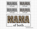 Leopard Mom of Both Svg