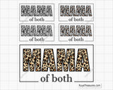 Leopard Mom of Both Svg