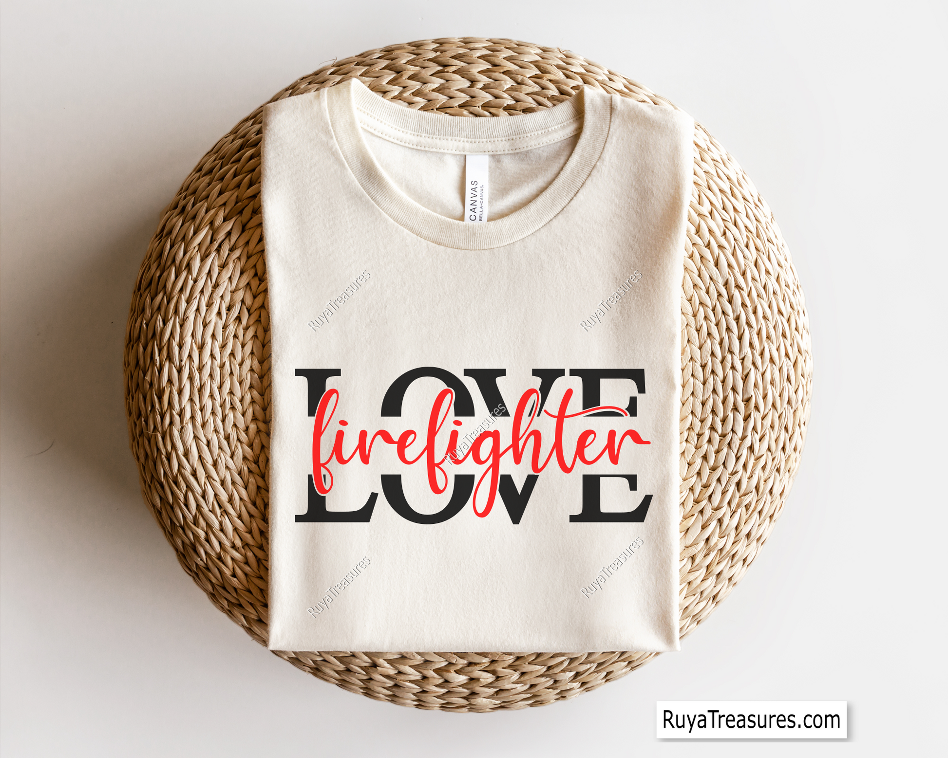 Love Firefighter Svg design for Cricut and Silhouette