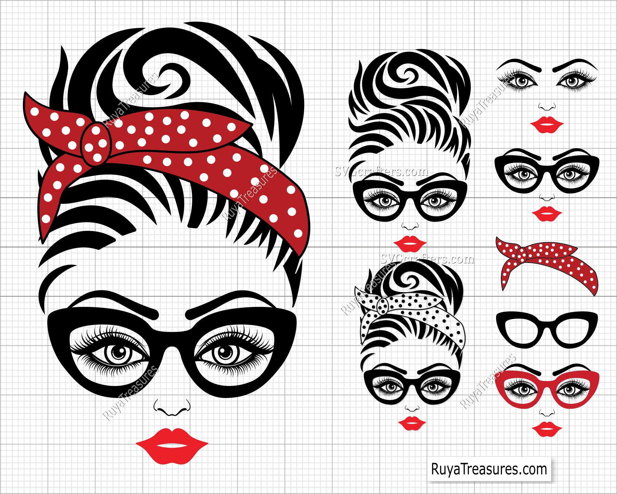 Messy Bun Svg messy-bun-svg