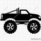 Monster Truck SVG design for Cricut and Silhouette