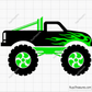 Monster Truck SVG design for Cricut and Silhouette