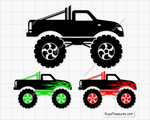 Monster Truck SVG design for Cricut and Silhouette