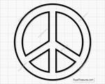 peace sign svg
