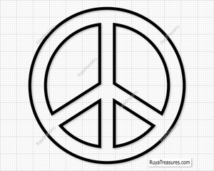 peace sign svg