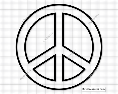 peace sign svg