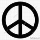 peace sign svg