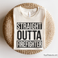 Straight Outta Firefighter Svg design for Cricut and Silhouette